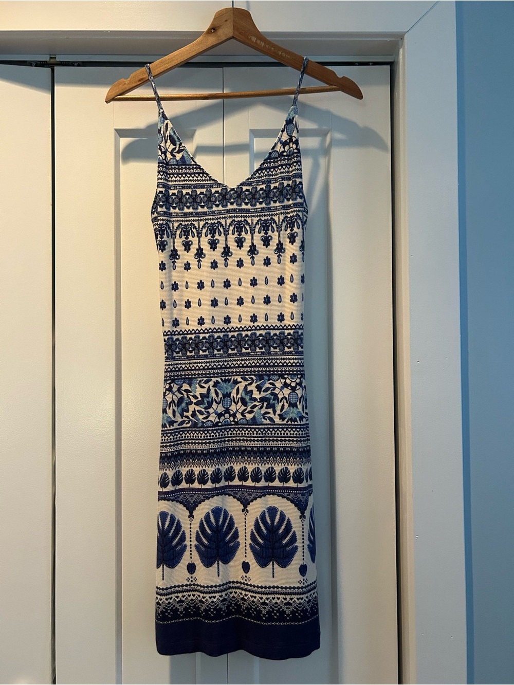 Blue & White Vintage Farm Rio Dress